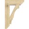 Ekena Millwork Balboa Slat Rough Sawn Bracket w/ Offset Brace, Douglas Fir, 8"W x 24"D x 36"H BKT0806X24X36BOA06RDF - alternate 2